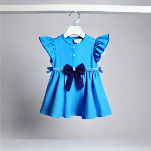 Blue Bow Frock